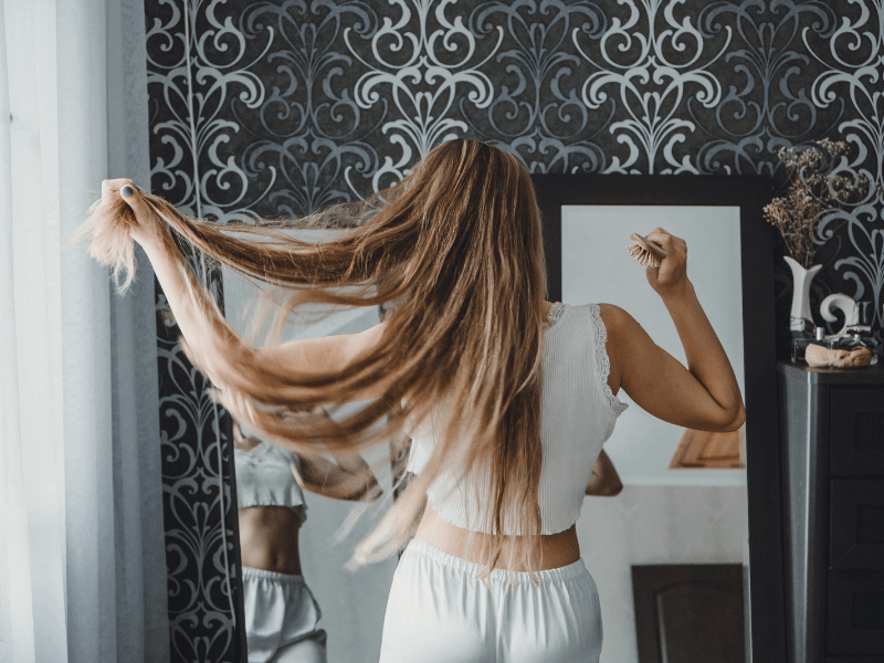 Healthy Female Hair 
